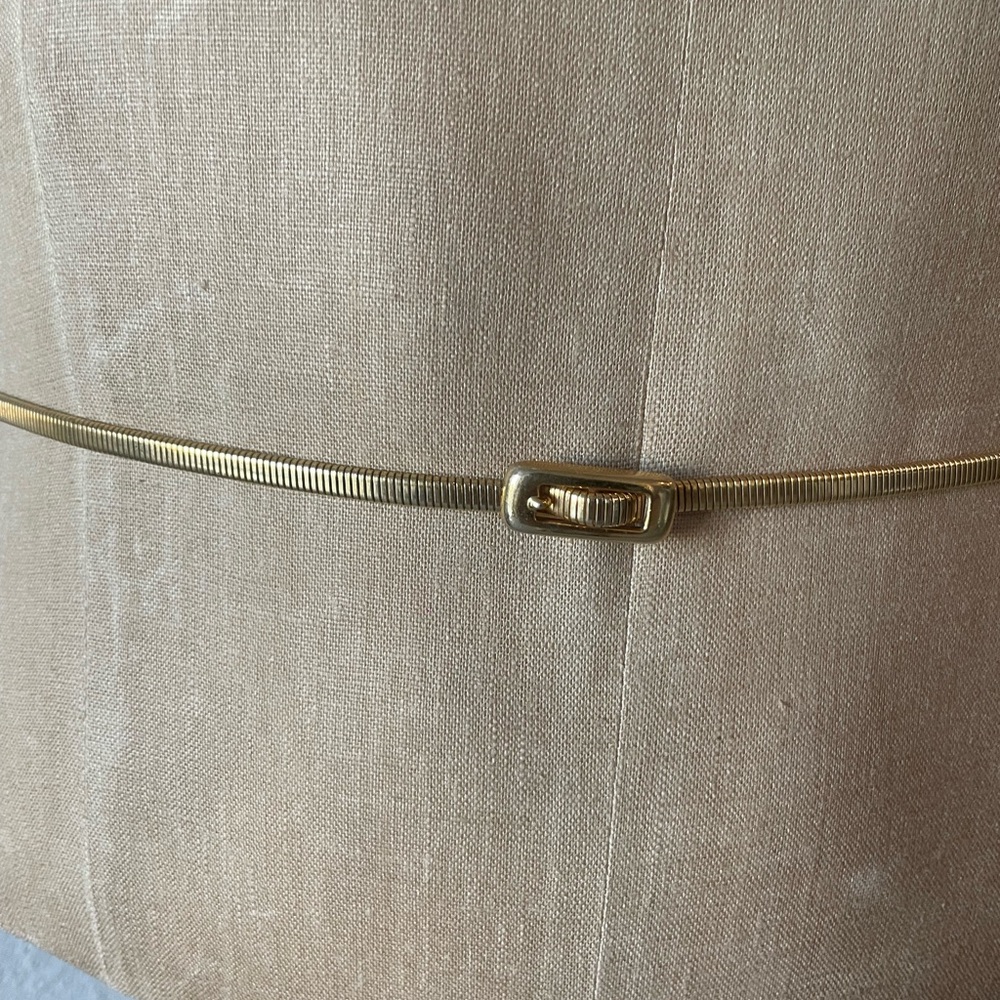 Elegant Gold Women's Belt - Picture 3 of 9